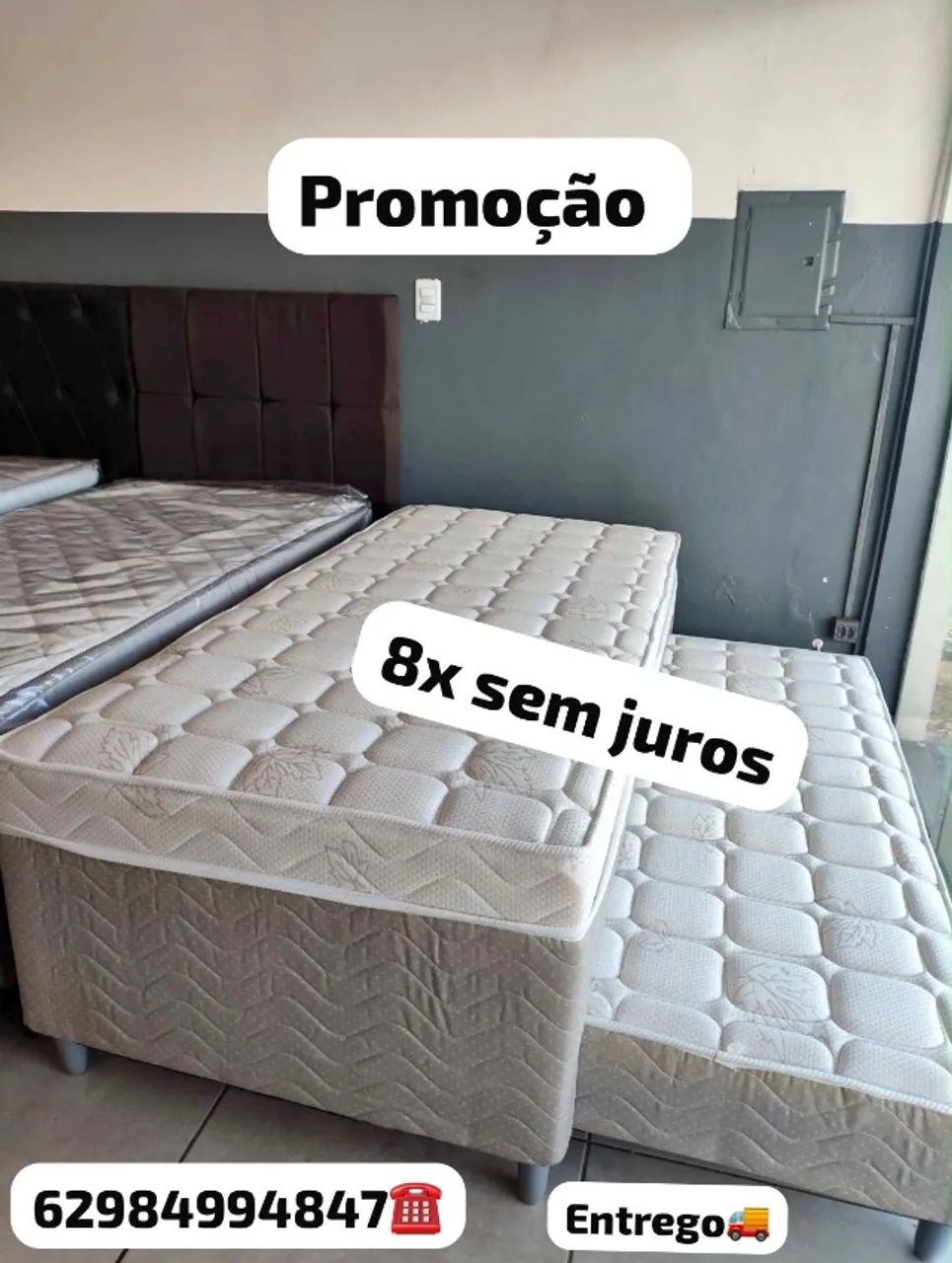 Cama de solteiro nova