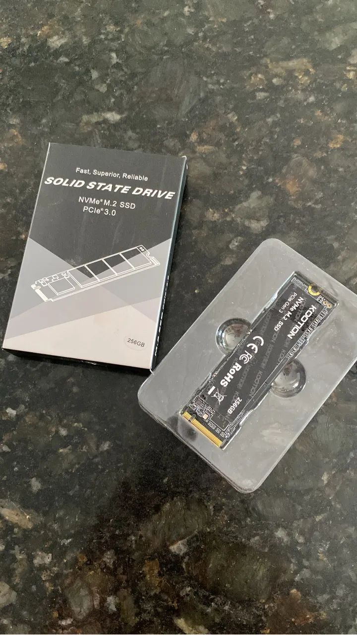 SSD NVME PCie 3.0 256gb