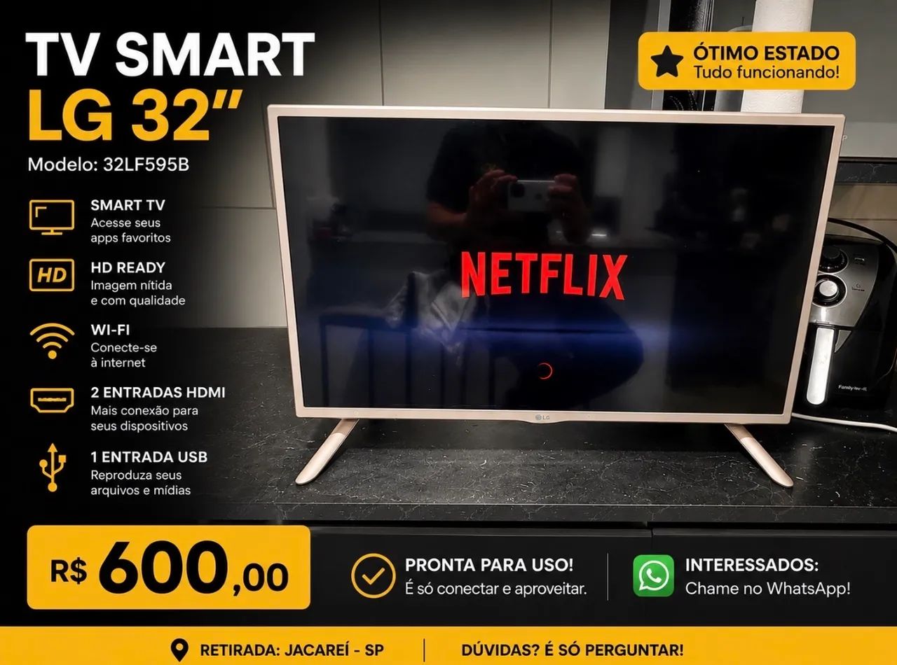 TV Smart LG 32