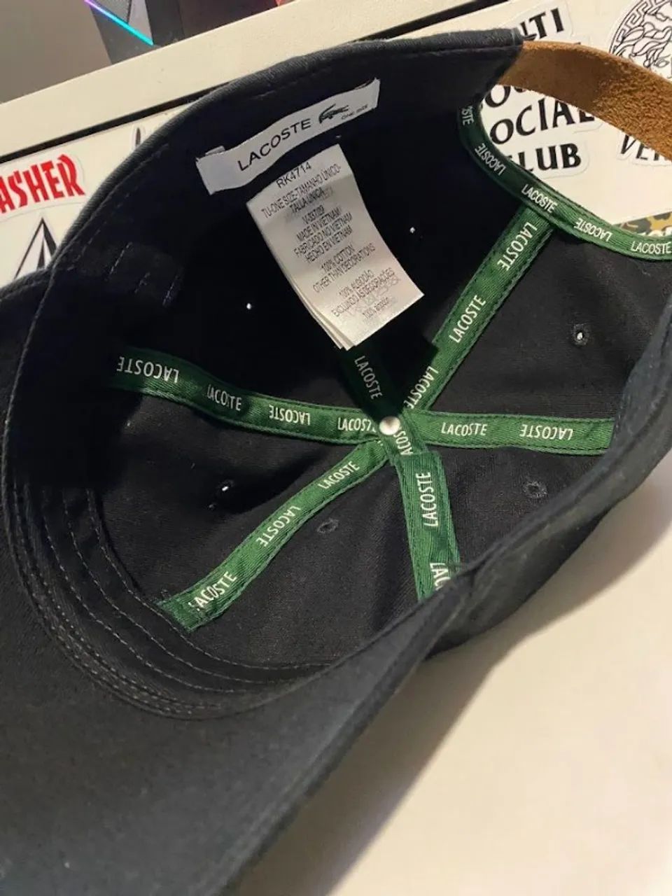 boné lacoste dad hat preto - Foto 2