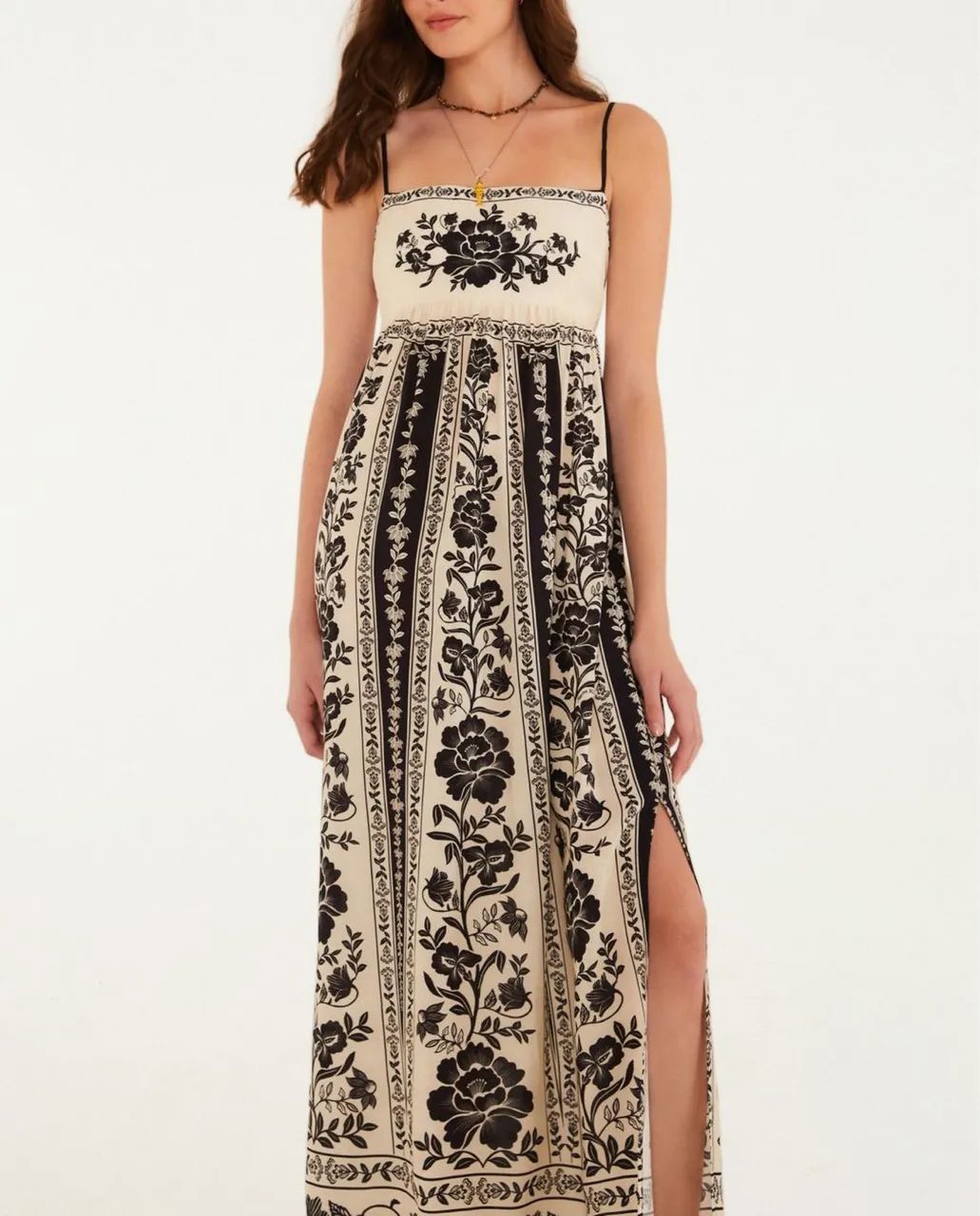 Vestido FARM RIO Cropped Estampado Floral - Foto 2