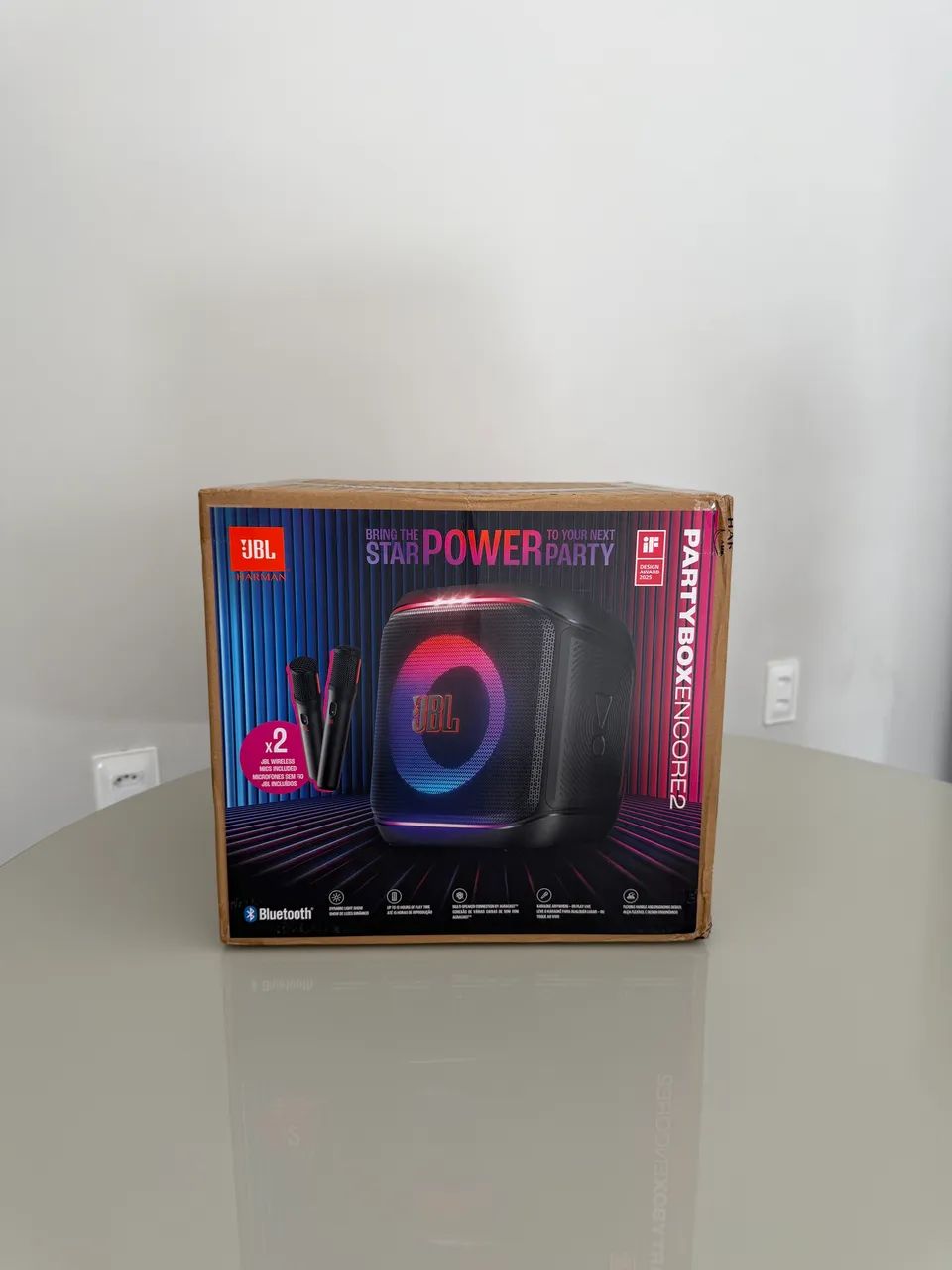 JBL ENCORE 2 / 2 MICROFONE LACRADA + NOTA FISCAL