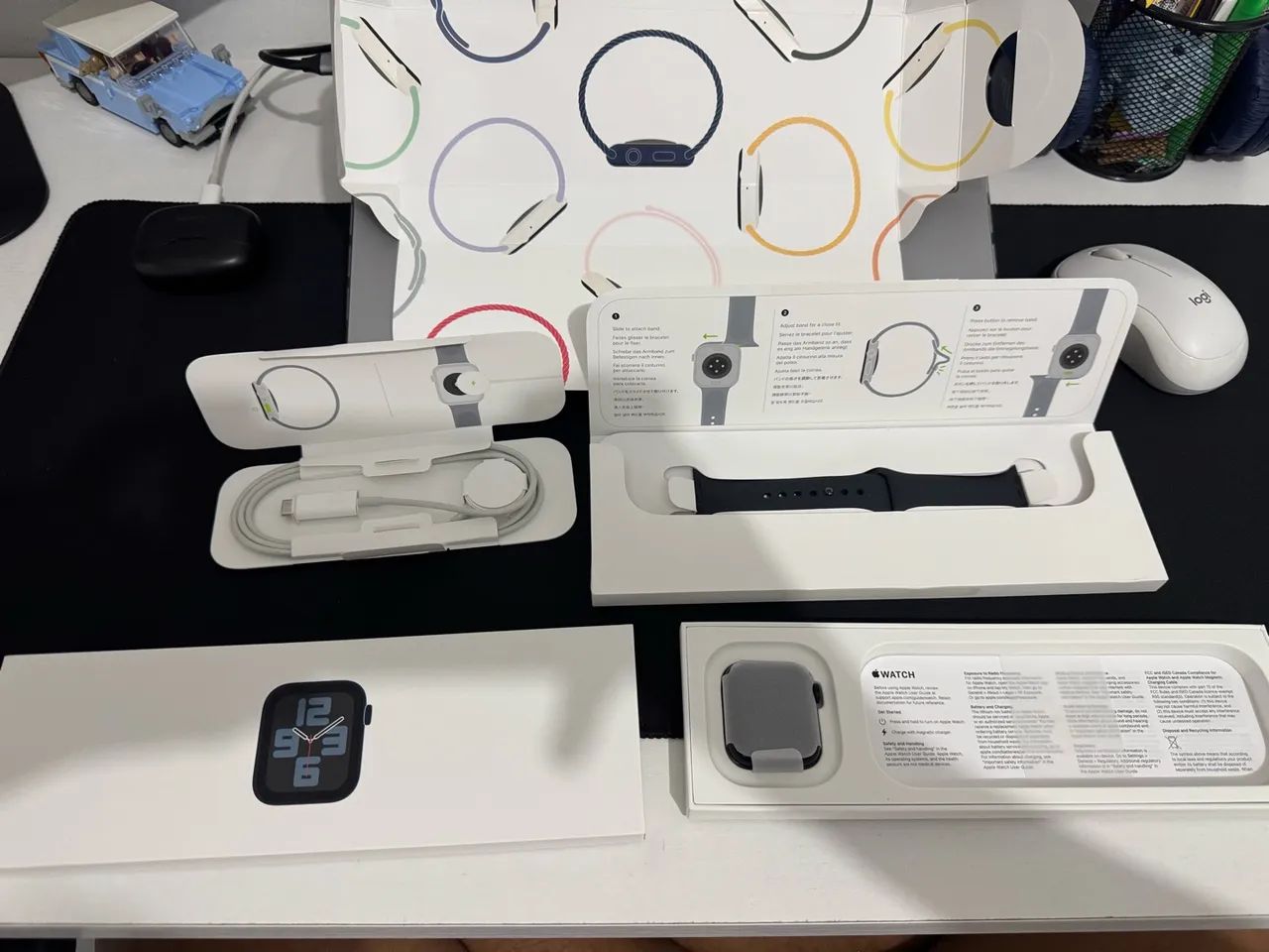 Apple Watch SE 2 (perfeito + 3 pulseiras extras) - Foto 2