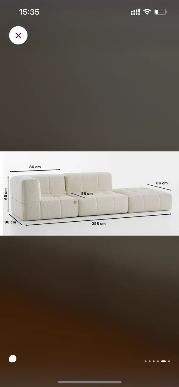 Sofá modular sofá na caixa  - Foto 2