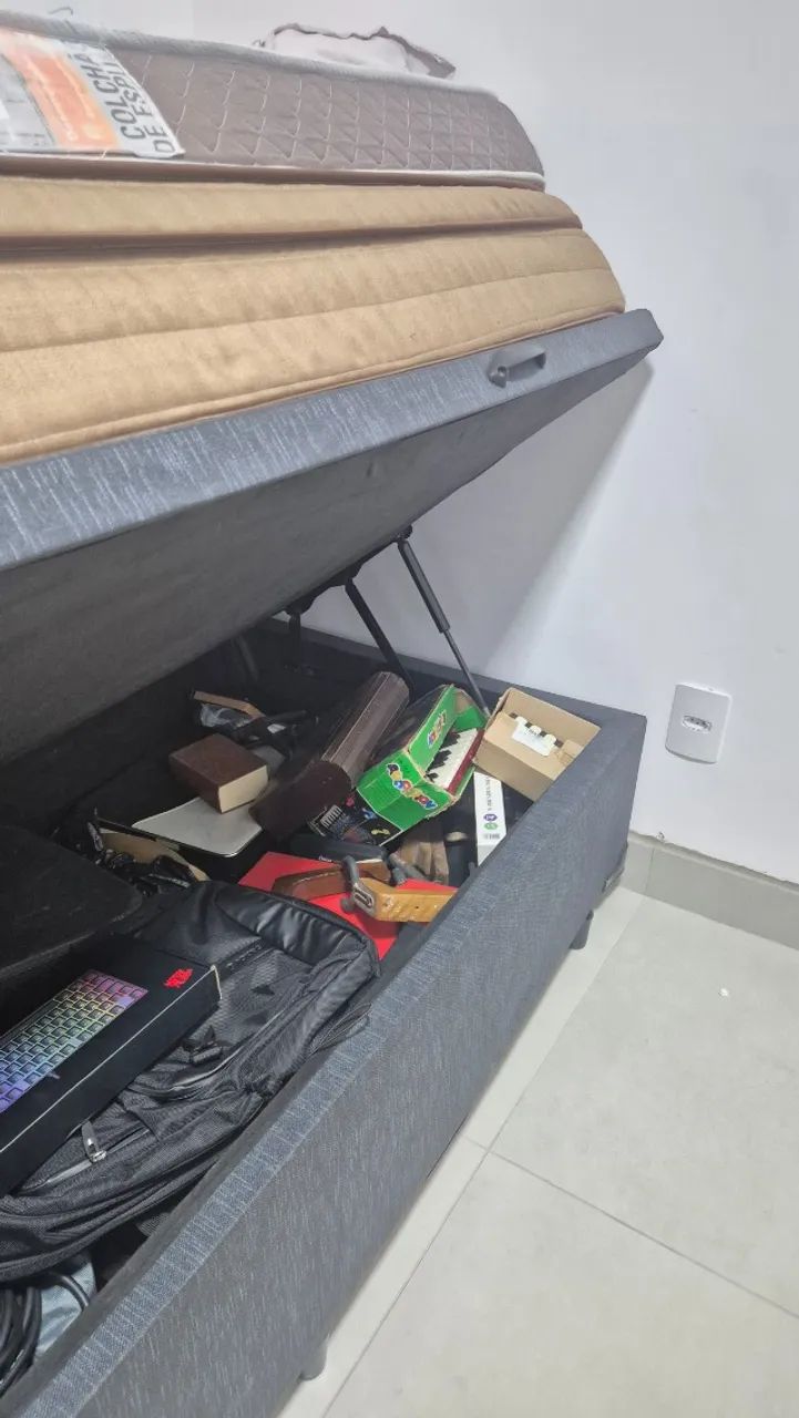 Cama de solteiro tipo Baú