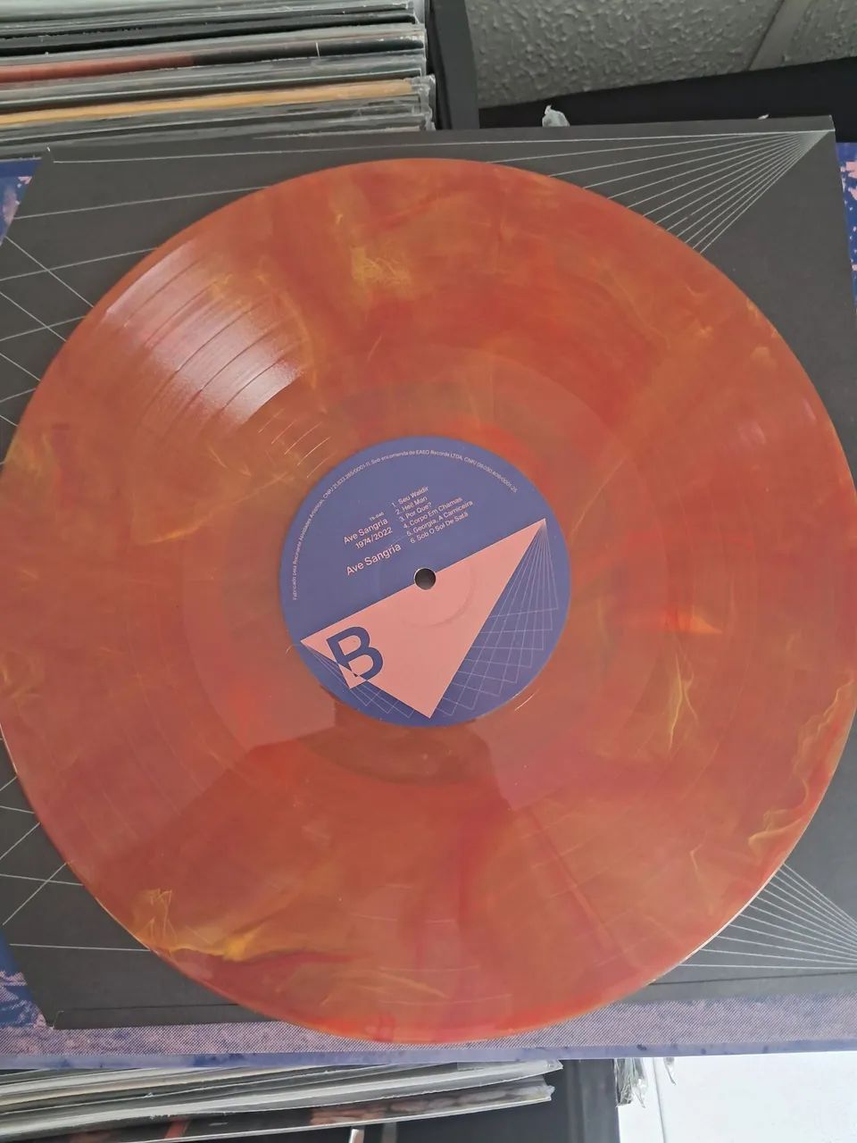 Vinil LP Ave Sangria TS Mídia laranja - Foto 3