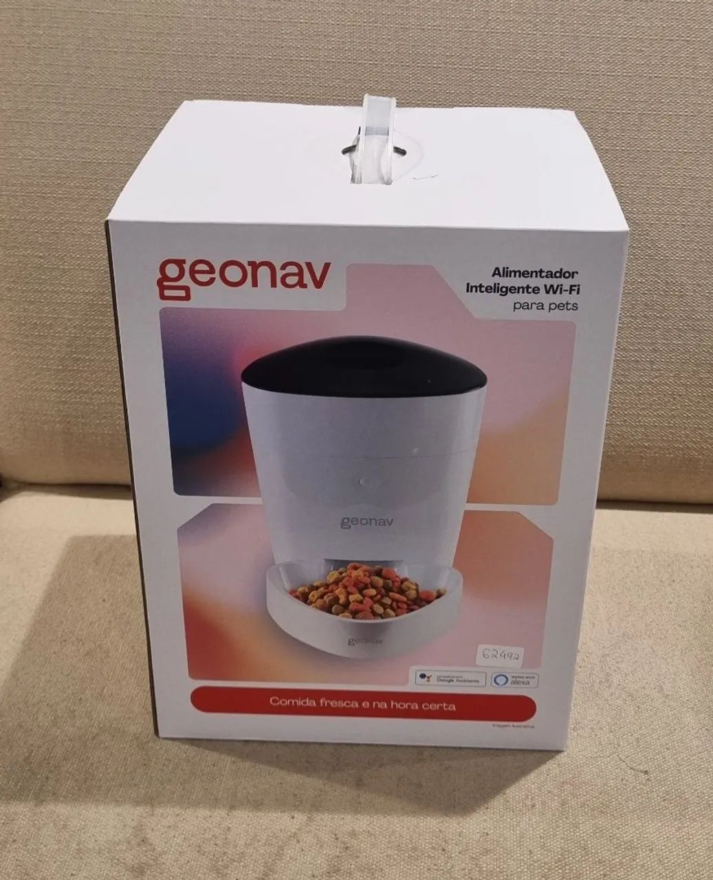Comedouro Pet automático inteligente com Wi-Fi Geonav NOVO na caixa 