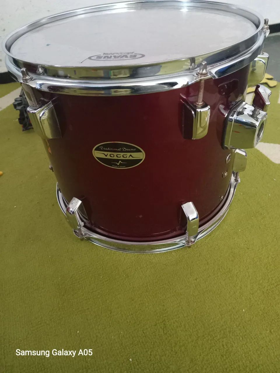 Ton de bateria 13"com pele evans - Foto 2