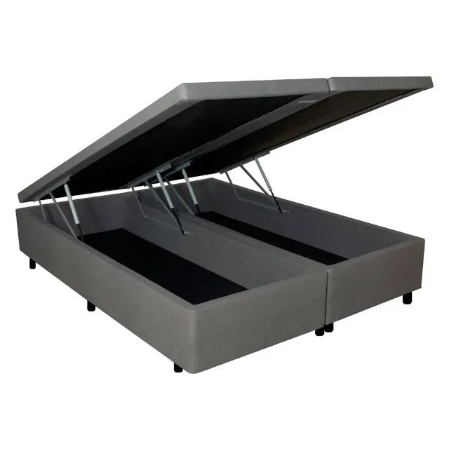 cama box bau casal bipartido 