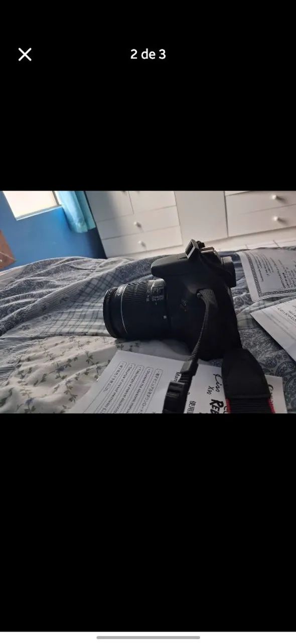 CANON NOVA COM NOTA FISCAL CANON EOS REBEL T7 - Foto 4