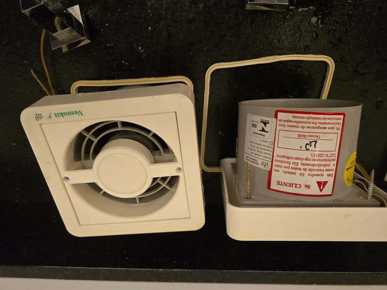 2 Exhaust Fan Wind Kit 150 Dual Voltage