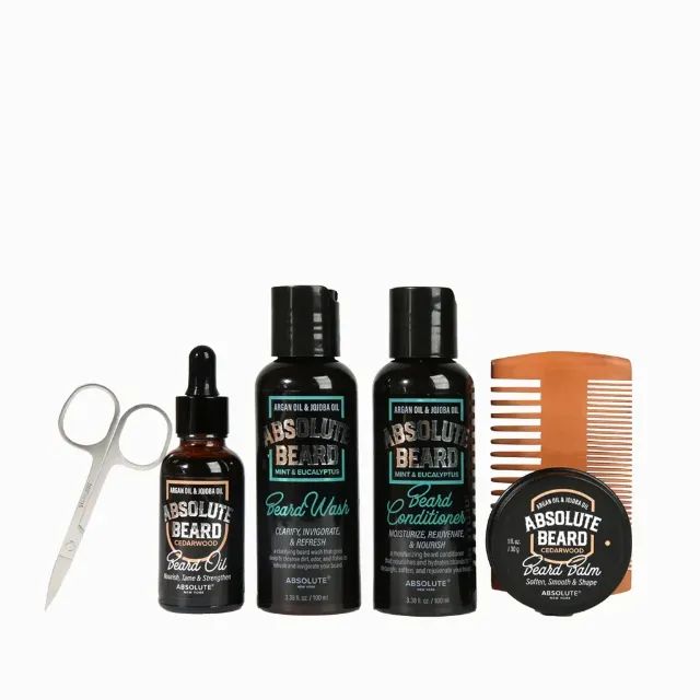 Kit com 6 peças Absolute Beard Grooming Kit (KIT PARA BARBA IMPORTANDO LACRADO) TYCHE - Foto 3