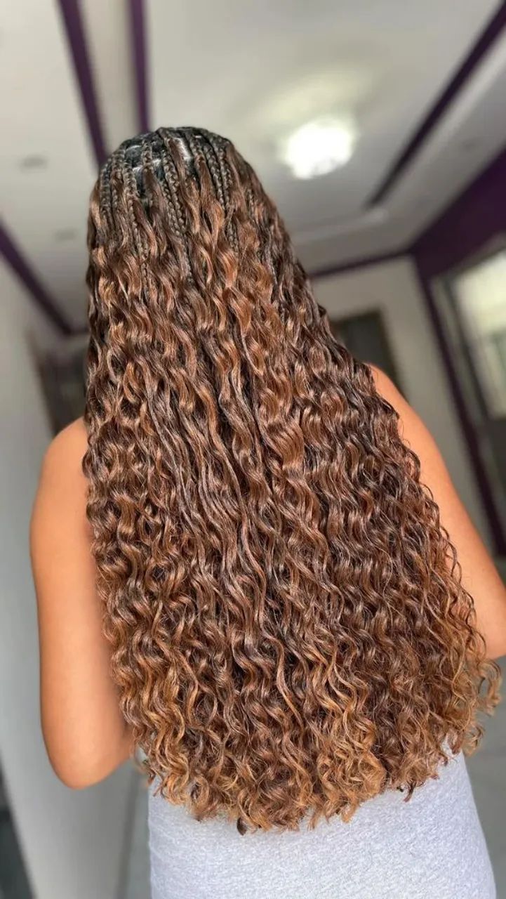 Bhoro braids trança com cachos  - Foto 2