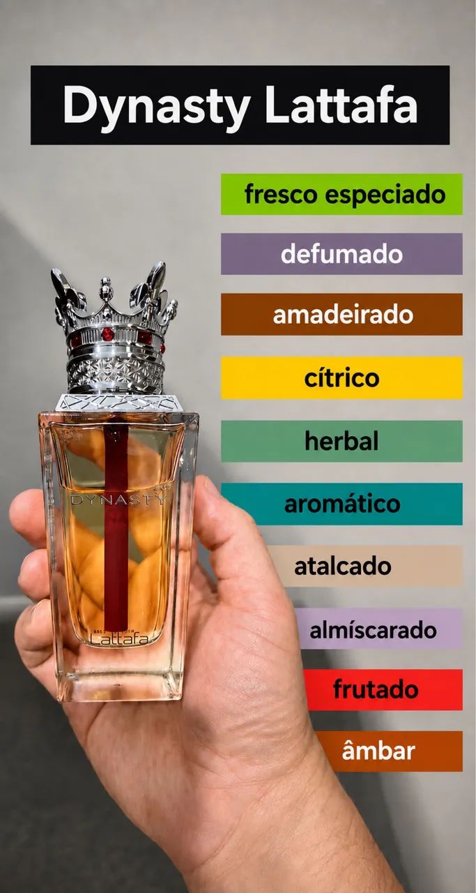 Perfume Dynasty da Lattafa 100ml  - Foto 2