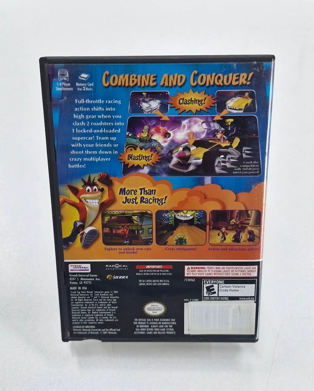 Crash Tag Team Racing - Gamecube Original  - Foto 2