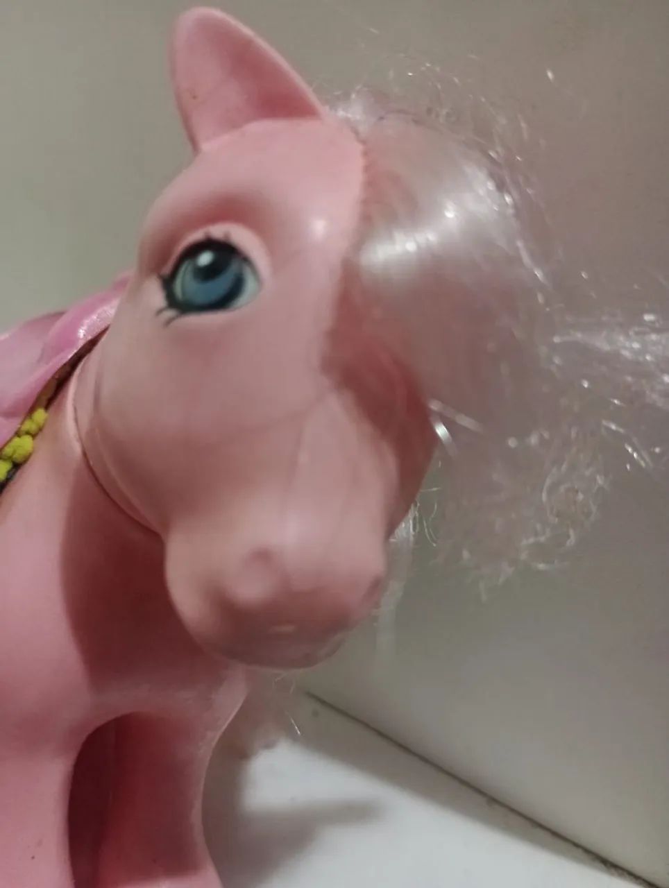 Brinquedo antigo da estrela poney algodão doce 