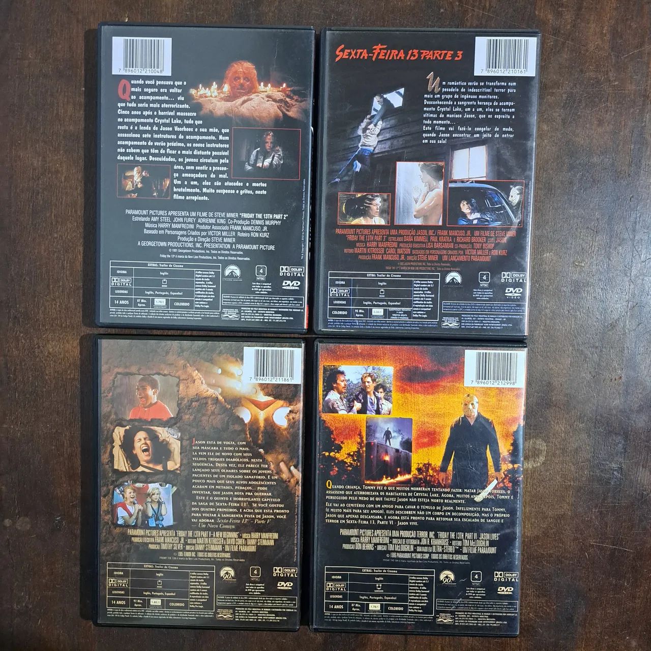 DVDs Sexta-Feira 13 - Lote com 4 Filmes de Terror - Foto 2
