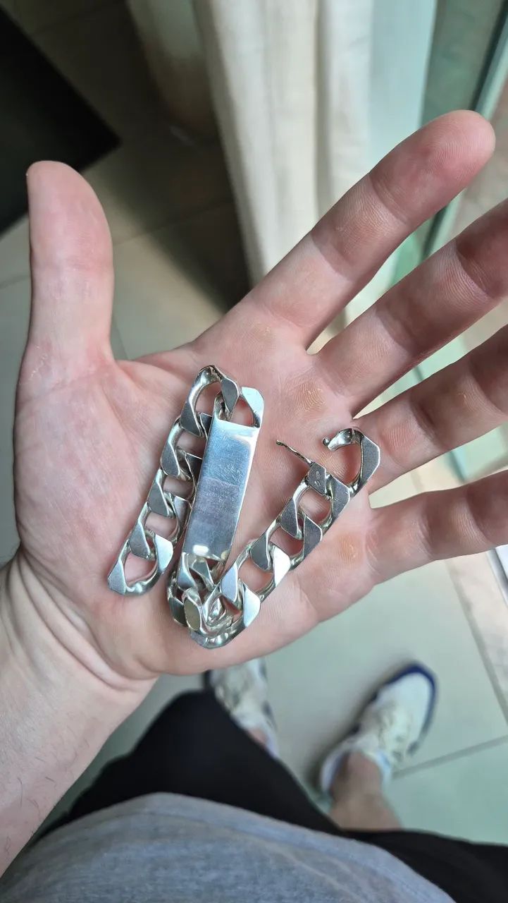 Pulseira de prata - Foto 2