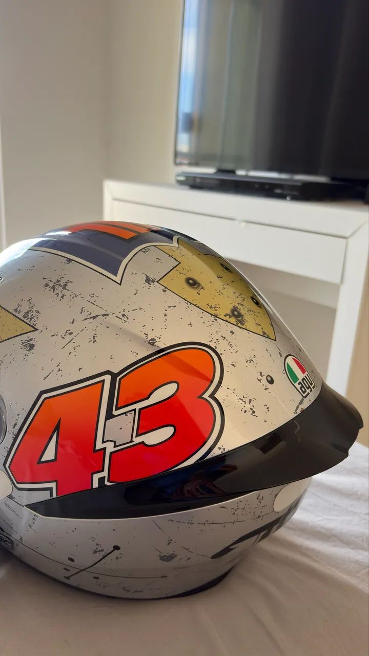Capacete AGV K1 tamanho 58 Jack Miller - Foto 4