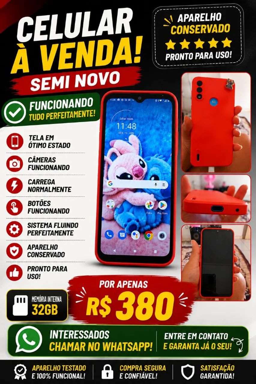 Celular E7 Power 32 gb