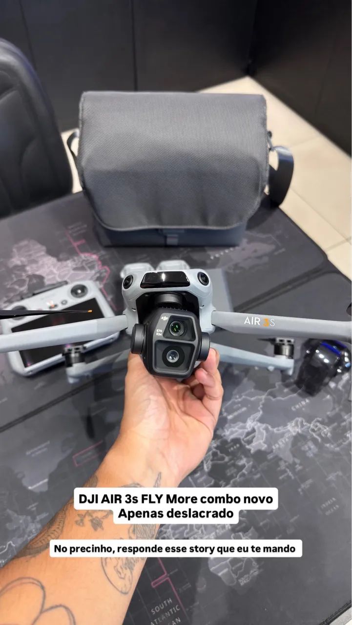 Drone DJI Air 3 S Fly More Combo Seminovo