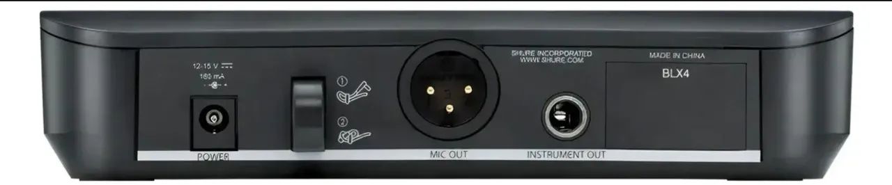 Microfone Sem Fio Bastão Shure Blx24rbr/sm58-m15 Cor Preto - Foto 2
