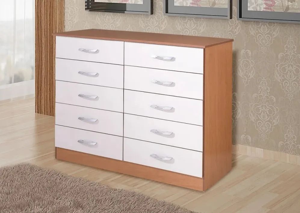 Cômoda 10 gavetas - com montagem 