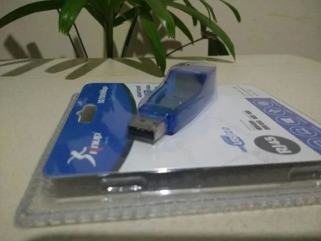 Adaptador USB para RJ45 10/100Mbps Knup - Foto 4