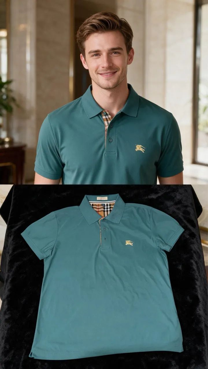 Camisa polo Preimium Slim Burberry - Foto 4