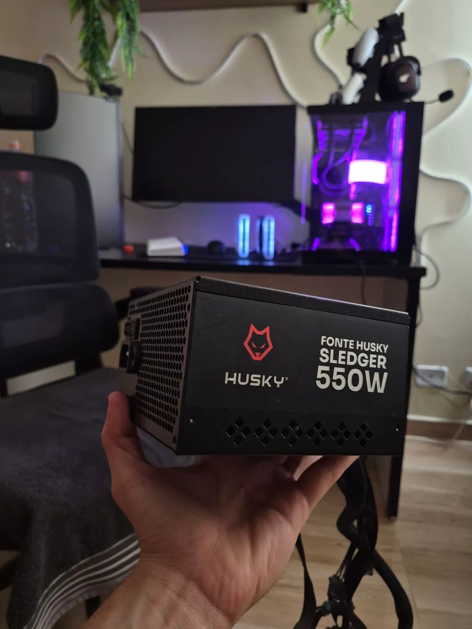 fonte 550w 80 plus nova