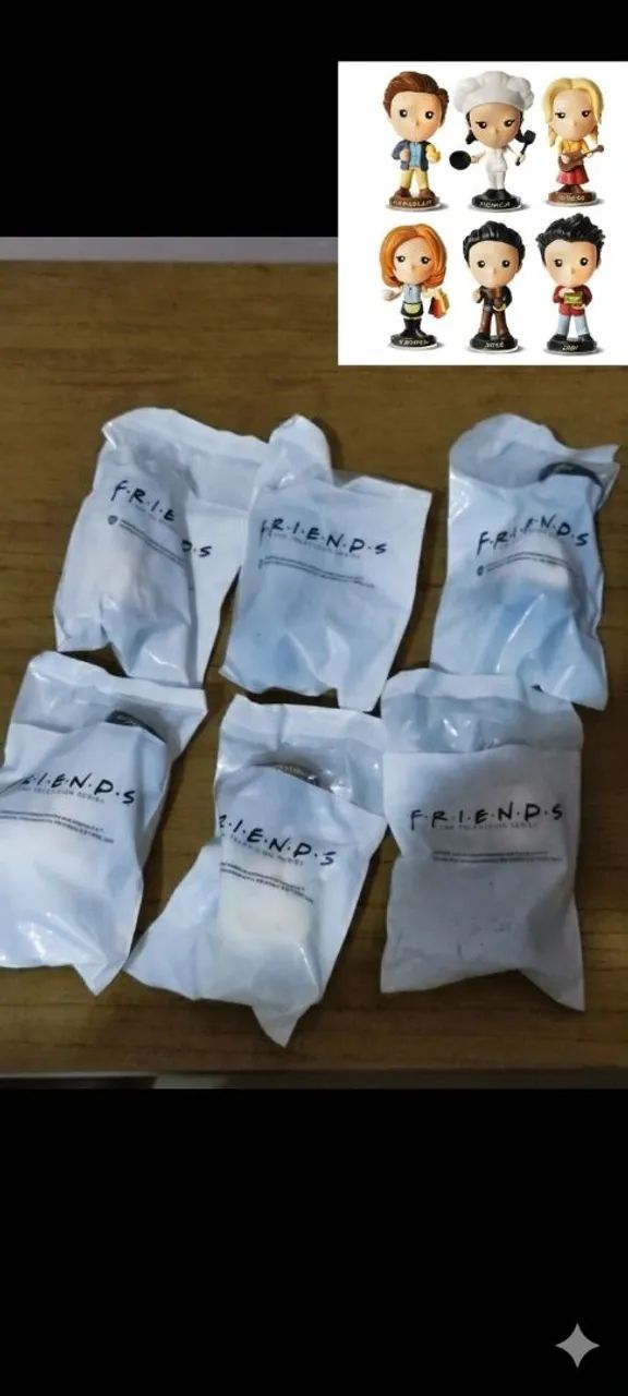 6 Bonecos Friends - Bob's  - Lacrados  - Foto 2