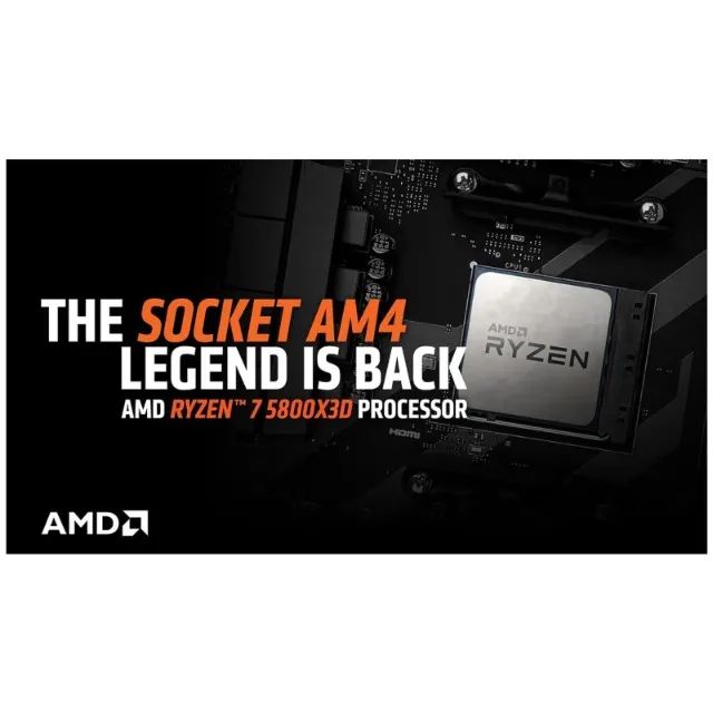 Processador AMD Ryzen 7 5800X3D 10th Anniversary Edition 3.4GHz
