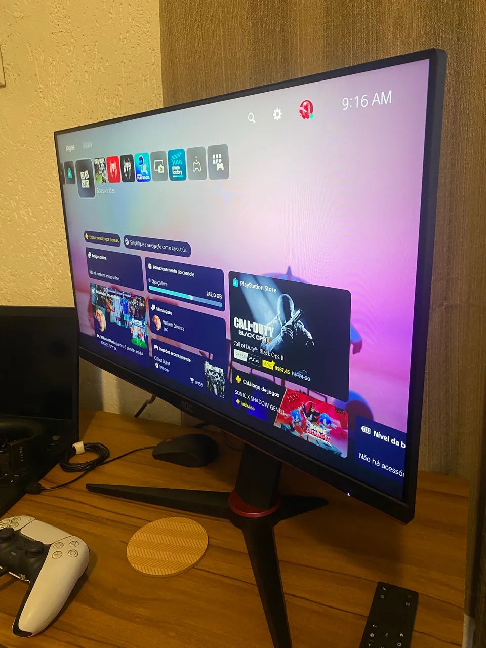 Monitor Gamer AOC 24 polegadas - Foto 4