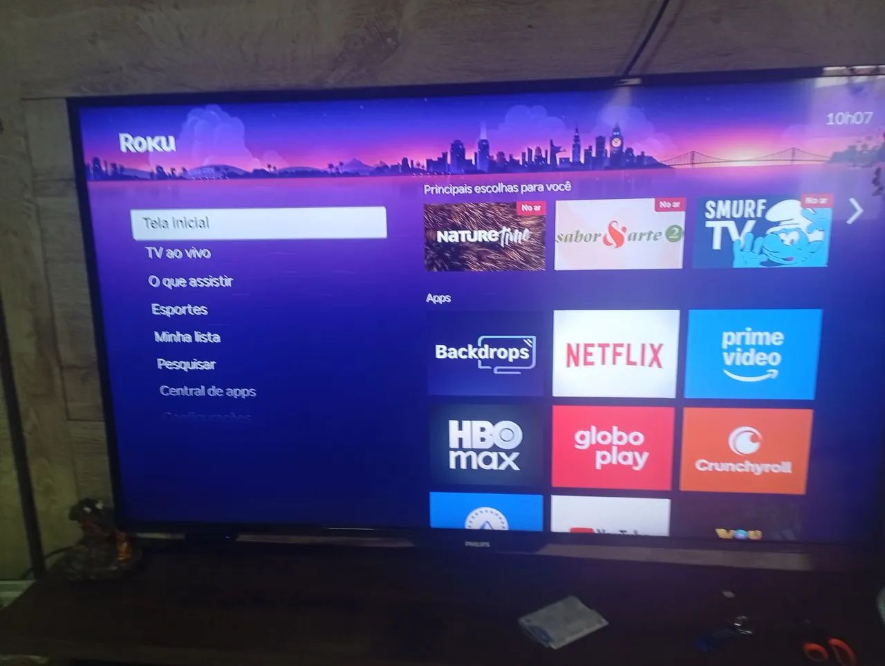 Smartv Philips 43 polegadas roko tv integrada  - Foto 2