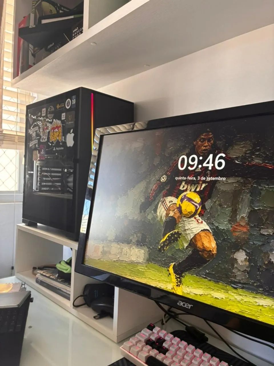 PC Gamer i5-9400F + RX 5700 XT + 16GB RAM - SSD+HD 1.25TB