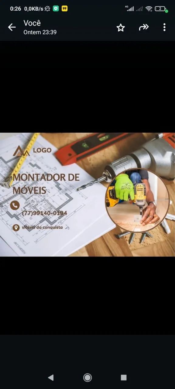 Montagem e desmontagem de móveis 