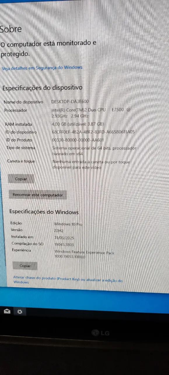 CPU /Peças - Core 2 duo 4GB RAM - LEIA! - Foto 4