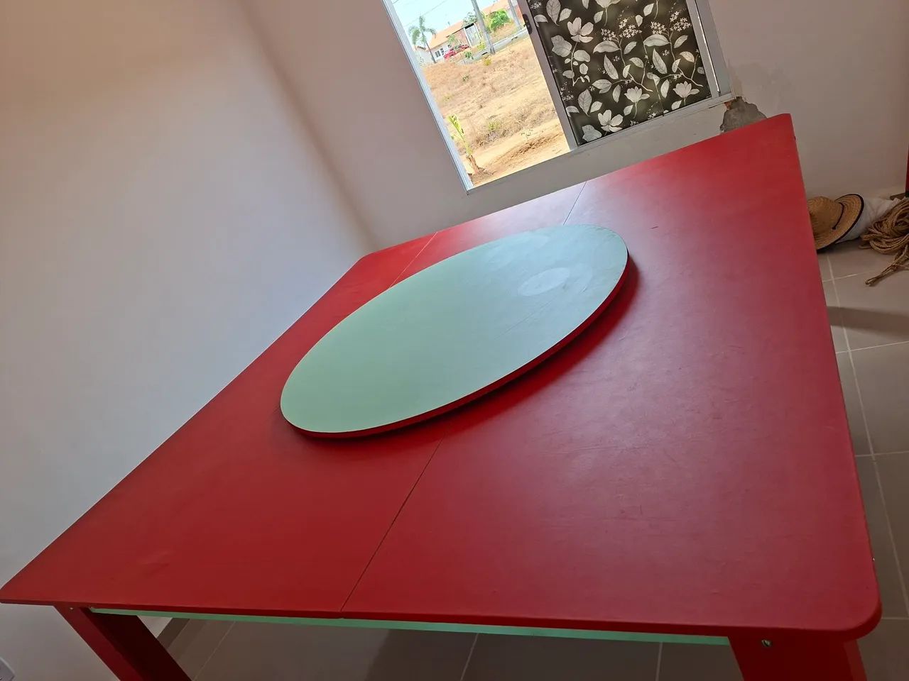 Mesa Grande Quadrada 2x2m com Centro Giratório - Foto 2