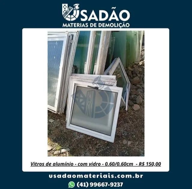 Vitros de Alumínio com Vidro