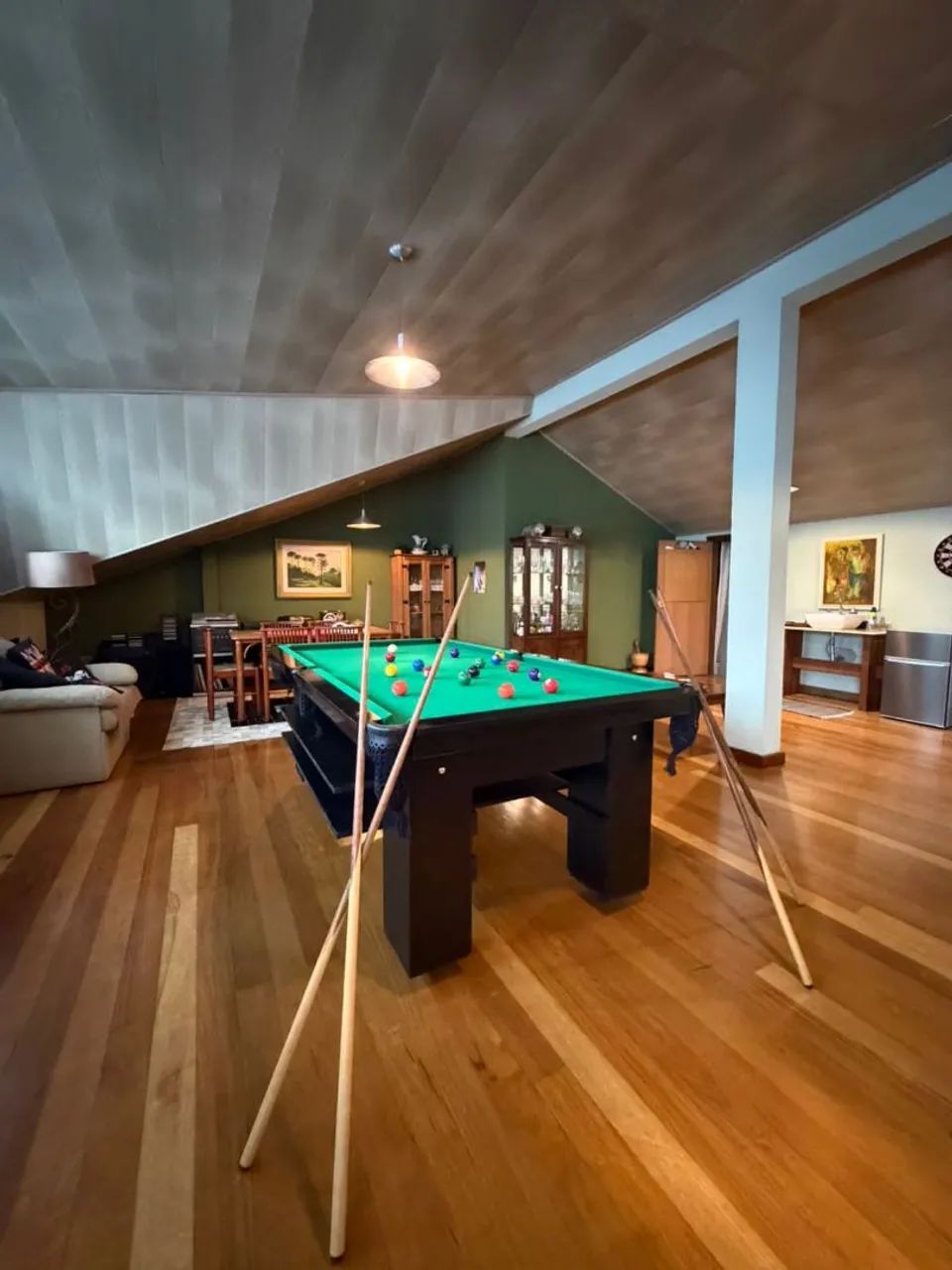 mesa de bilhar 1,90 x 1,15 Campo de Jogo em MDF 18 mm