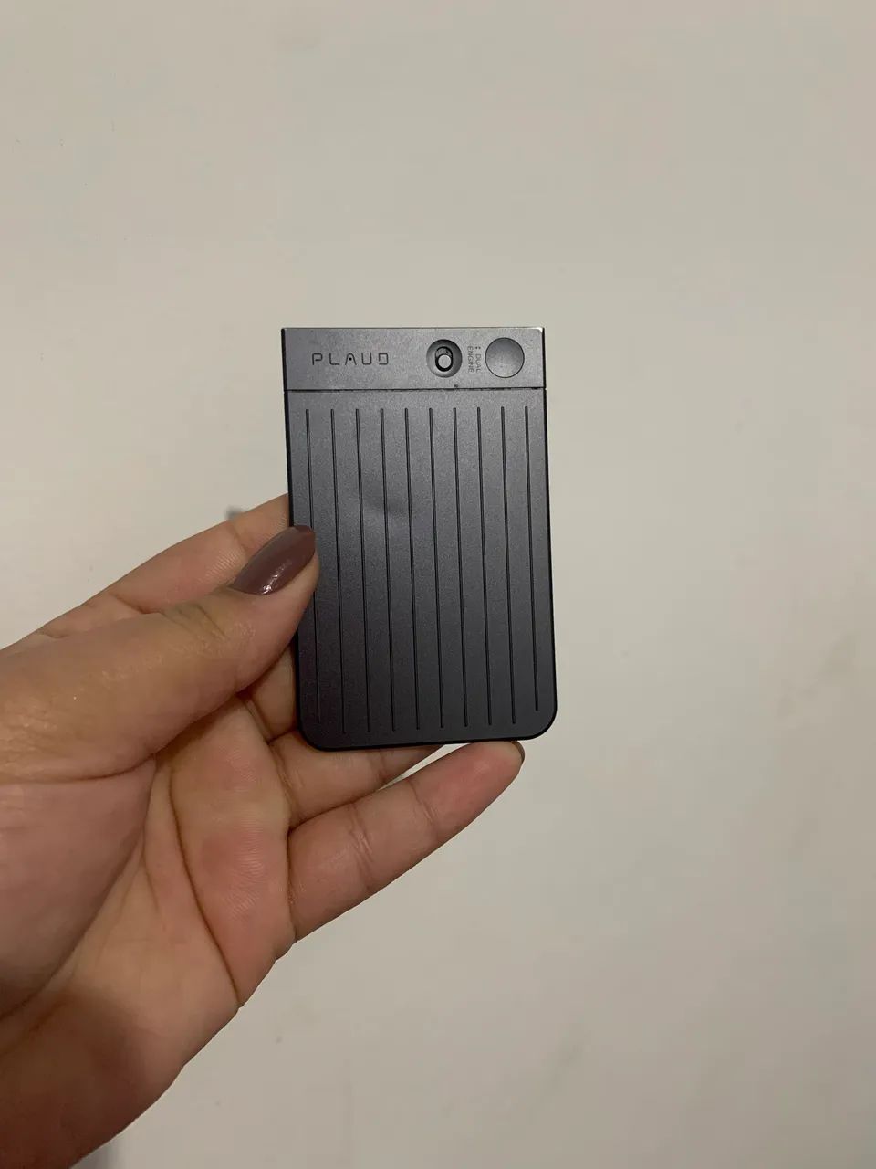 Gravador De Voz Plaud Note + Estojo Magsafe Original 