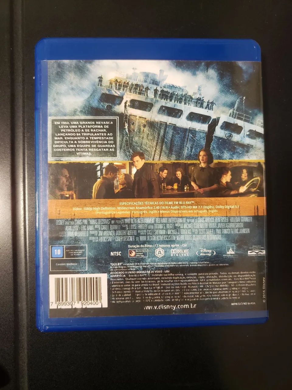 Blu-ray Horas Decisivas - Chris Pine - Foto 3