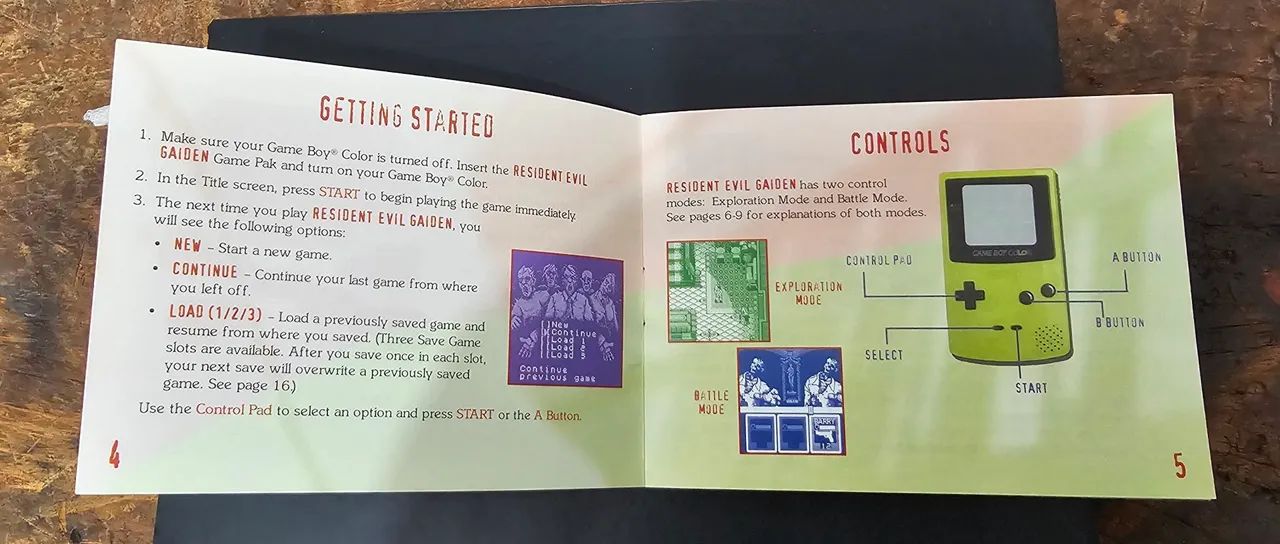 Manual Resident Evil Gaiden - Foto 3