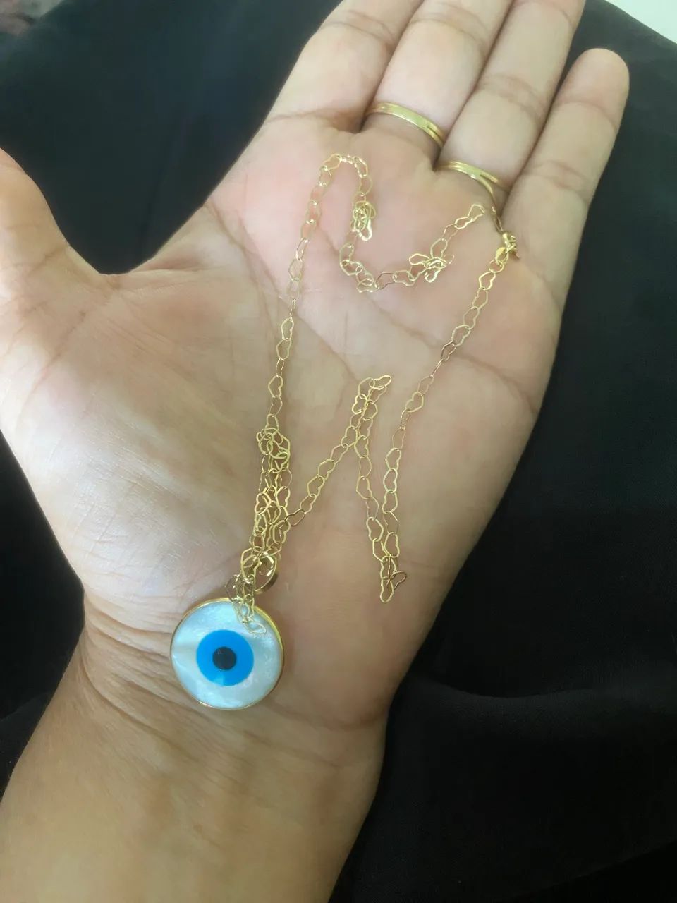 Vendo esse cordão de ouro com pingente  - Foto 2