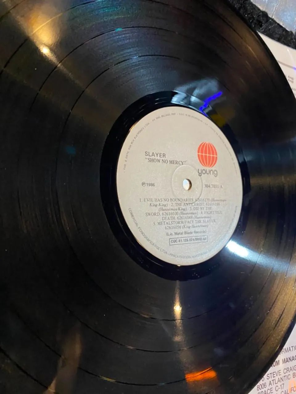 Disco de Vinil Slayer - Show no Mercy (Epoca)  - Foto 2