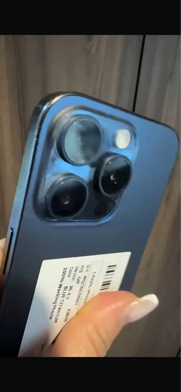 iPhone 15 Pro 128GB Titânio Azul - Foto 2