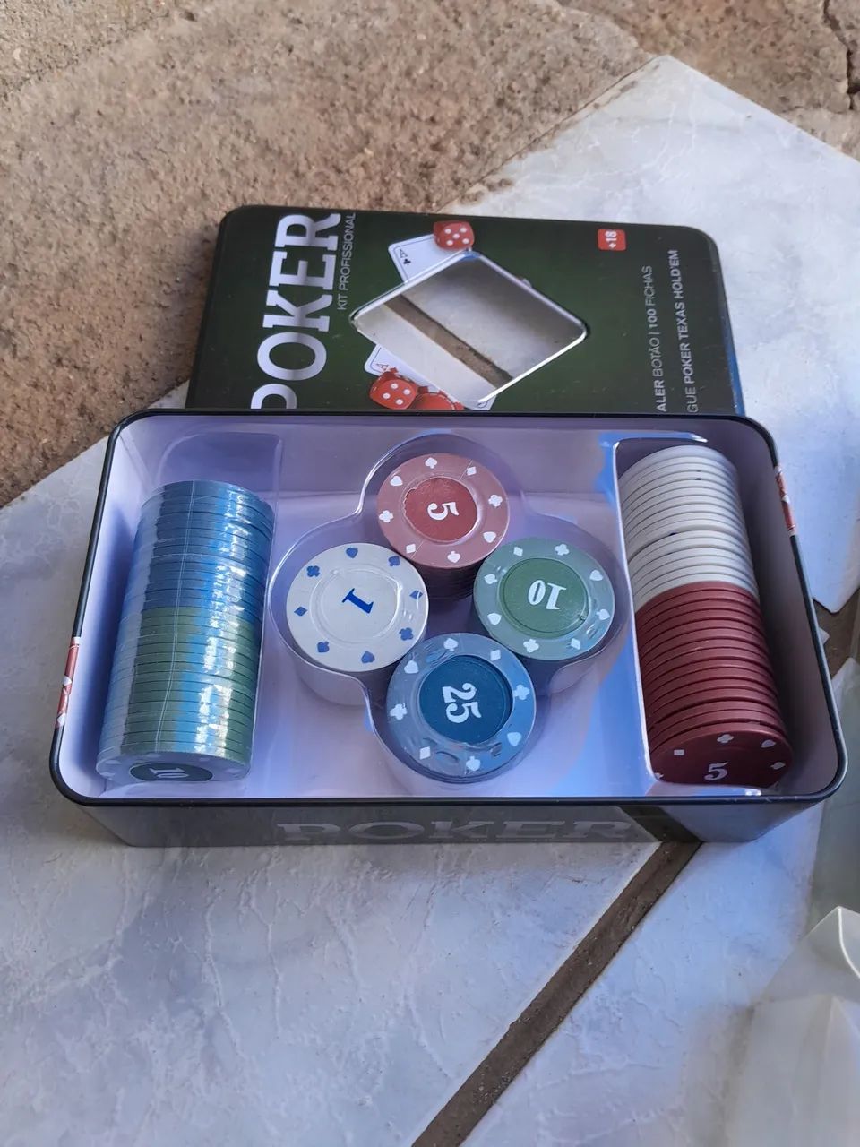 Fichas de poker novas. - Peças e Acessórios de Vídeo Game - Parque
