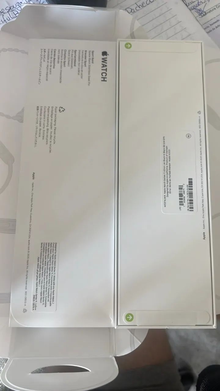 VENDO  APPLE  WATCH  SERIE 11 GPS CAIXA PRETA BRILAHNTE - 42MM - Foto 6