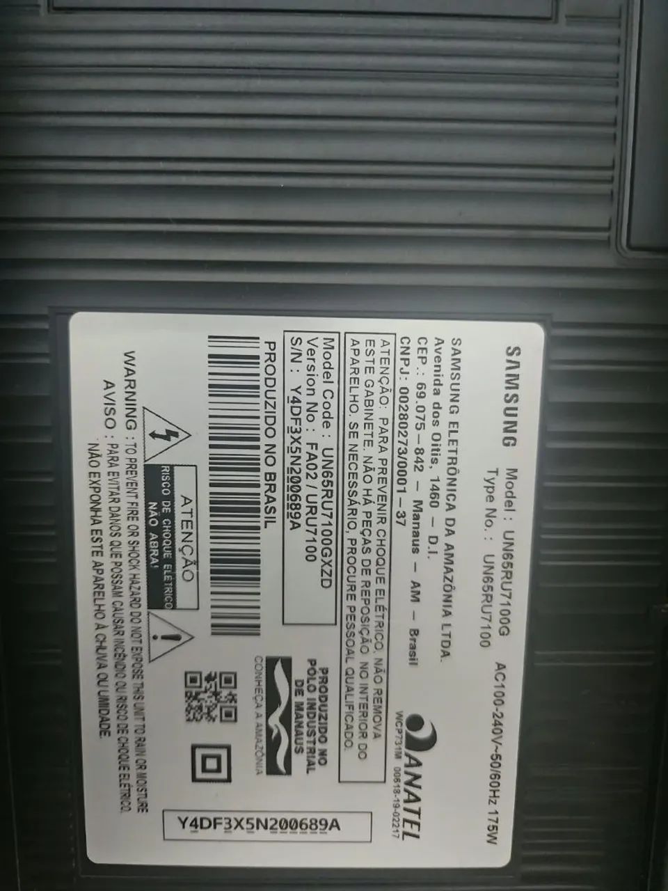 Vendo tv da Samsung de 65 polegadas  - Foto 3