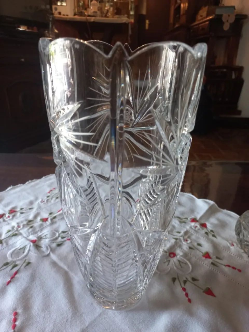 Vaso em Cristal Lapidado - Vintage e Sofisticado - Foto 2